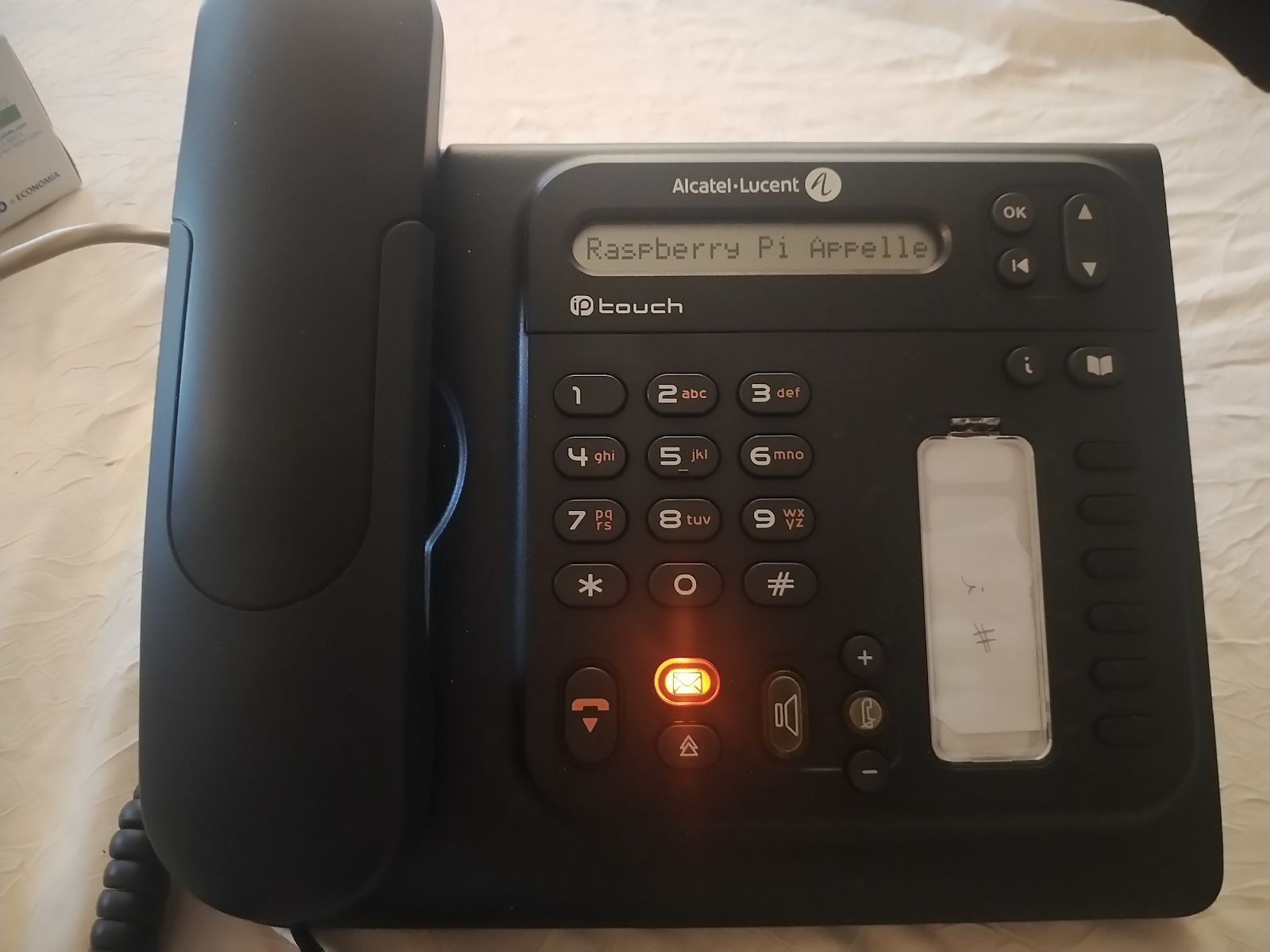 Figure 15 - Figure 15 - Call from Raspberry Pi to Alcatel IP Touch 4018 EE